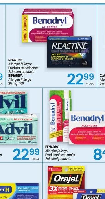 Benadryl Reactine