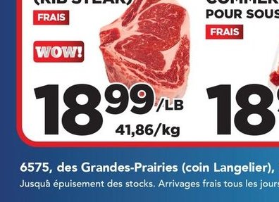 Côte de boeuf (rib steak)