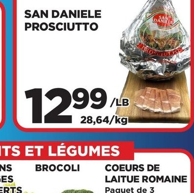 San Daniele prosciutto