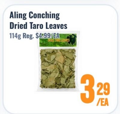 Aling Conching Dried Taro Leaves