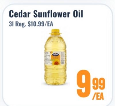 Cedar Sunflower Oil