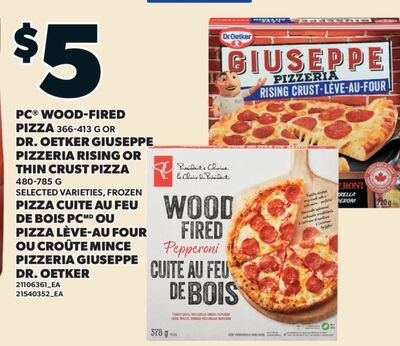 PIZZA CUITE AU FEU DE BOIS PC, 366-413 G OU PIZ…