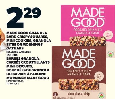 BARRES GRANOLA, CARRÉS CROUSTILLANTS, MINI-BISC…