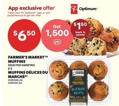 MUFFINS DÉLICES DU MARCHÉ, 6'S
