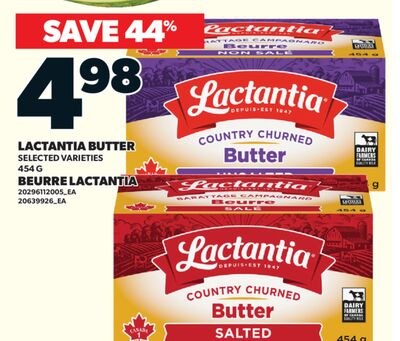 BEURRE LACTANTIA, 454 G