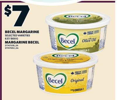 MARGARINE BECEL, 637/800 G