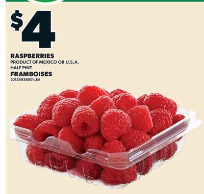 FRAMBOISES, HALF PINT