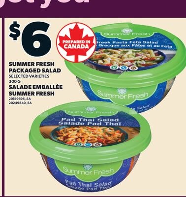 SALADE EMBALLÉE SUMMER FRESH, 300 G
