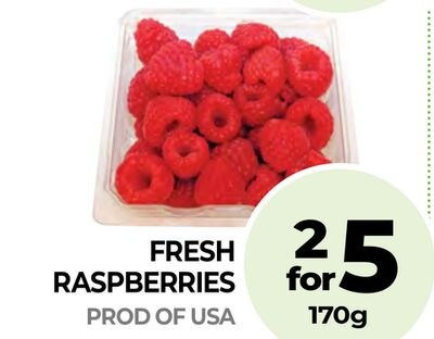 FRESH RASPBERRIES