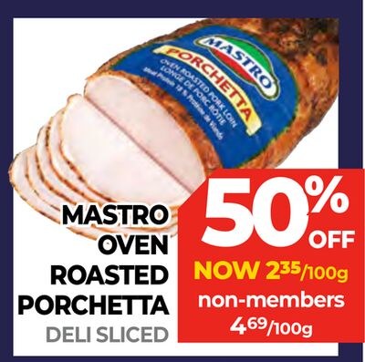 MASTRO OVEN ROASTED PORCHETTA