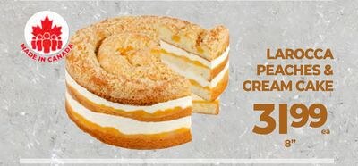 LAROCCA PEACHES & CREAM CAKE