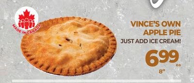 VINCE'S OWN APPLE PIE