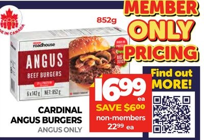 CARDINAL ANGUS BURGERS