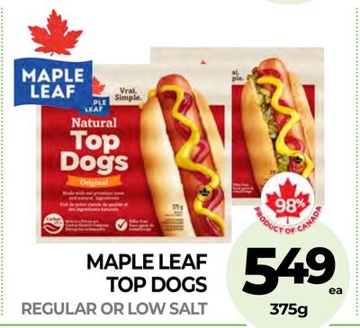 MAPLE LEAF TOP DOGS