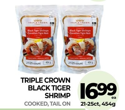 TRIPLE CROWN BLACK TIGER SHRIMP