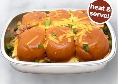 VINCE'S OWN PULLED PORK ON MINI BRIOCHE