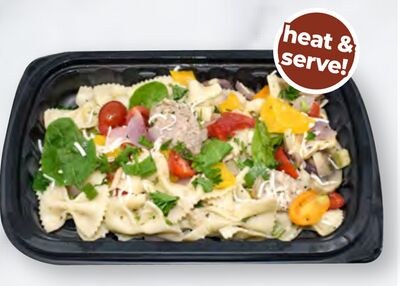 VINCE'S OWN SAUSAGE & SPINACH WITH BOWTIE PASTA