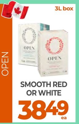 SMOOTH RED OR WHITE