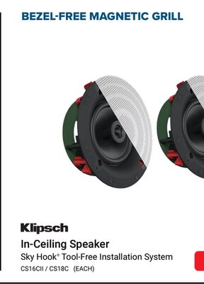 KLIPSCH IN-CEILING SPEAKER