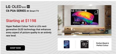 LG OLED evo AI C6 PUA SERIES 4K Smart TV
