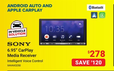Sony 6.95" CarPlay Media Receiver