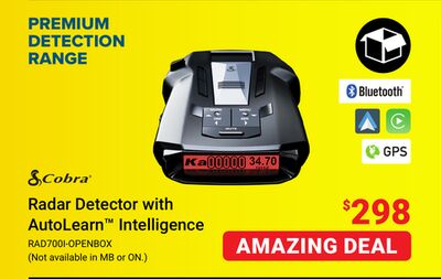 Cobra Radar Detector with AutoLearn™ Intelligen…