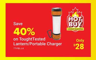 Toughtested Lantern/Portable Charger