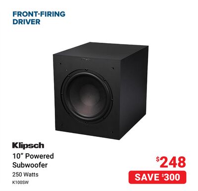 Klipsch 10" Powered Subwoofer