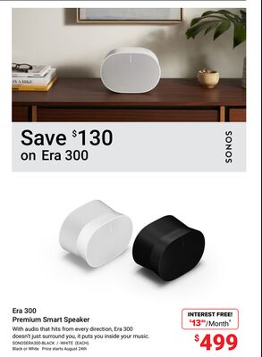 SONOS Era 300 Premium Smart Speaker