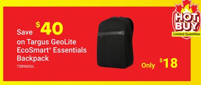 Targus GeoLite EcoSmart® Essentials Backpack
