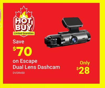 Escape Dual Lens Dashcam