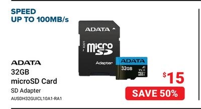 ADATA 32GB microSD Card