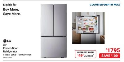 33" French-Door Refrigerator