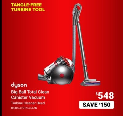Dyson Big Ball Total Clean Canister Vacuum