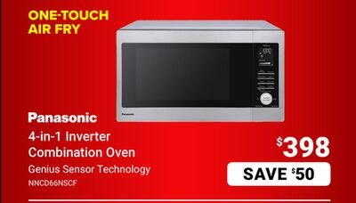 Panasonic 4-in-1 Inverter Combination Oven