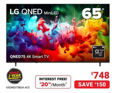 LG QNED MiniLED 4K Smart TV 65"