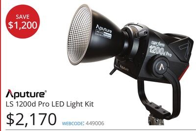 Aputure LS 1200d Pro LED Light Kit