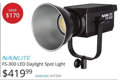 NANLITE FS-300 LED Daylight Spot Light