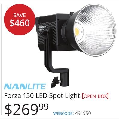 NANLITE Forza 150 LED Spot Light [OPEN BOX]