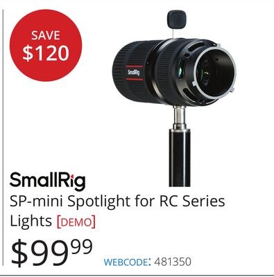 SmallRig SP-mini Spotlight for RC Series Lights…