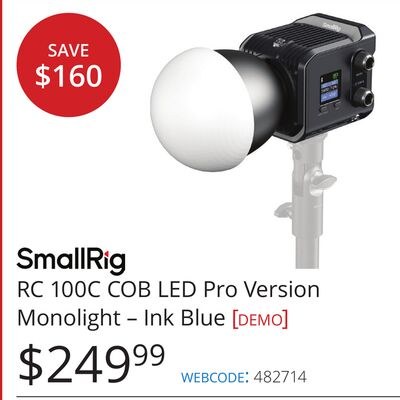 SmallRig RC 100C COB LED Pro Version Monolight …
