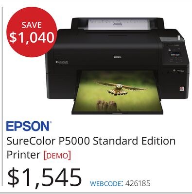 EPSON SureColor P5000 Standard Edition Printer …
