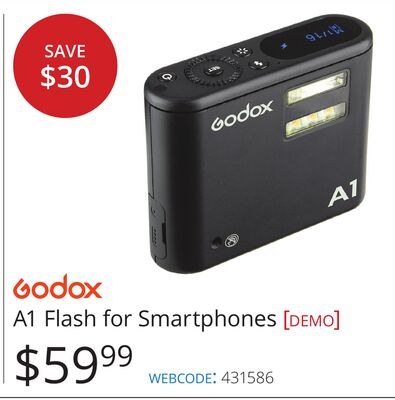 Godox A1 Flash for Smartphones [DEMO]
