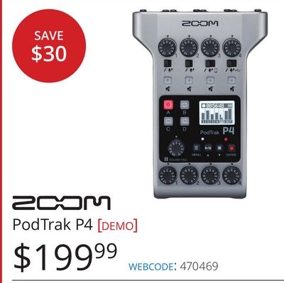 zoom PodTrak P4
