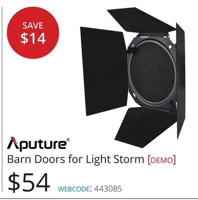 Aputure Barn Doors for Light Storm [DEMO]