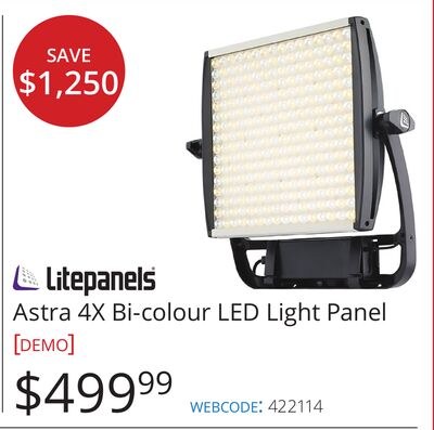 Litepanels Astra 4X Bi-colour LED Light Panel