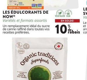 Superaliments verts d'Organic Traditions
