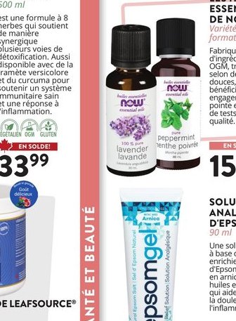 Les Huiles Essentielles de NOW