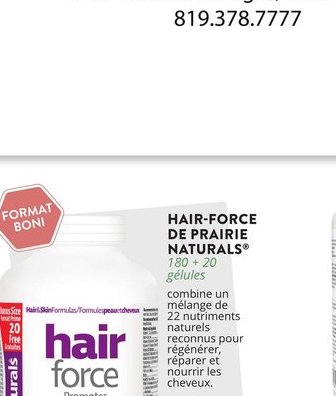 Hair Force de Prairie Naturals