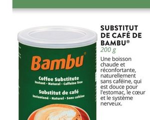 Substitut de café de Bambu
